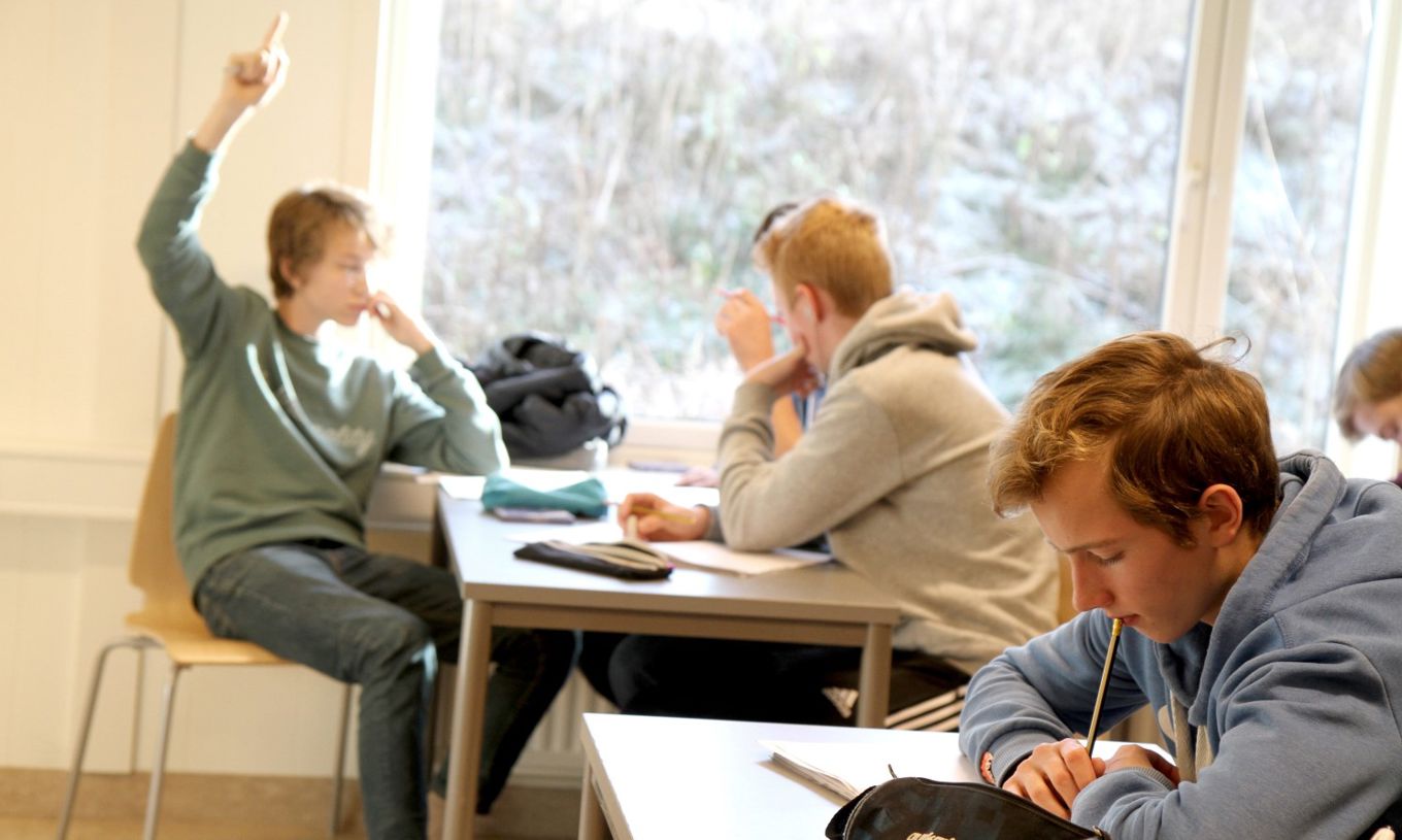 Foto: Heidi M. Skjebstad Elever i klasserom