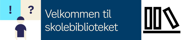 Illustrasjon: Velkommen til skolebiblioteket